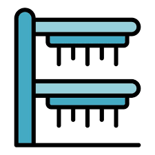Automatic Field Irrigation Icon Outline