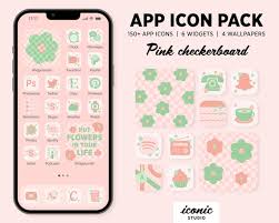 App Icon Pack Pink Retro App Icons