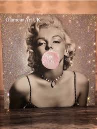 Marilyn Monroe Glitter Bubblegum