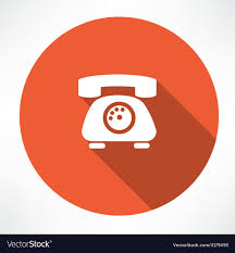 Landline Phone Icon Royalty Free Vector
