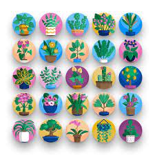 50 House Plant Icons Dighital Icons