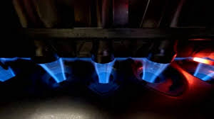 Natural Gas Flame Stock Footage