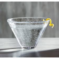 Stemless Bubble Martini Glass Design