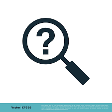 Magnifying Glass And Help Icon Vector