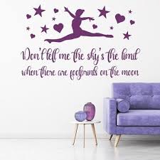 Footprints On The Moon Gymnastics Quote