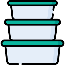 Food Container Special Lineal Color Icon