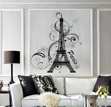 Wall Vinyl Decal Paris Eiffel Tower