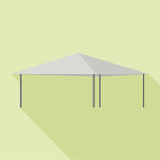 Event Tent Icon Flat Isolated Vector