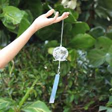 Japanese Style Glass Furin Wind Chime