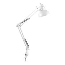 White Clamp On Desk Lamp 52847