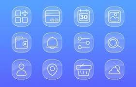 Mobile App Icon Vector Art Icons And