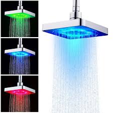 8 Inches Led Rain Shower Head High