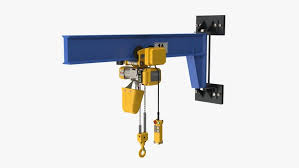 3d beam trolley mounted electric chain