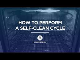 How To Perform A Self Clean Cycle
