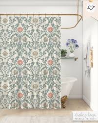 Retro William Morris Shower Curtain