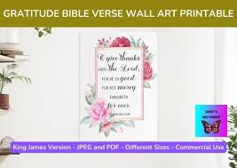 Gratitude Verse Wall Art