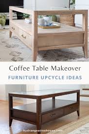 Coffee Table Makeover How To Refinish