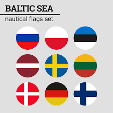 Nautical Flag Set Of Baltic Sea