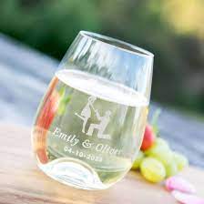 Engraved Anniversary Stemless Wine