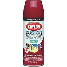 Krylon Fusion For Plastic Burgundy