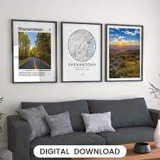 Digital Shenandoah National Park Poster