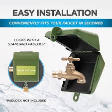 Outdoor Insulated Faucet Lock Garden