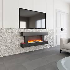 Electric Wall Mounted Fireplace Suite