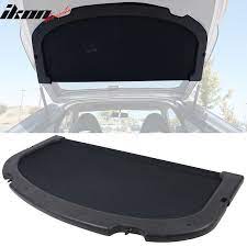 Ikon Motorsports Cargo Cover Compatible With 2002 2006 Acura Rsx Factory Style Black Trunk Privacy Cover Luggage Cover 2003 2004 2005