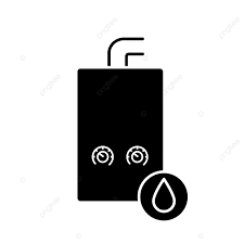 Gas Water Heater Glyph Icon