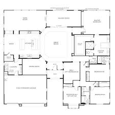 Single Story Floor Plans One Story