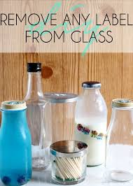 Remove Any Label From Glass With