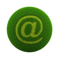 Premium Photo Grass Sphere Email Icon