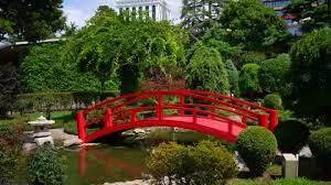 Japanese Bridge Stock Footage Royalty