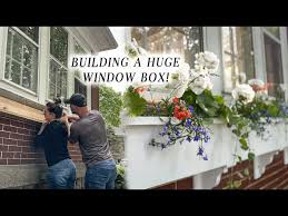 Building A Gorgeous Window Box Planter