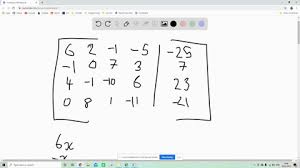 System Of Linear Equations Represented