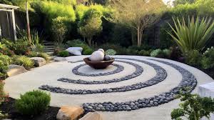 A Photo Of Tranquil Meditation Garden