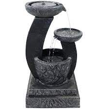 Solar Outdoor Tiered Water Fountain