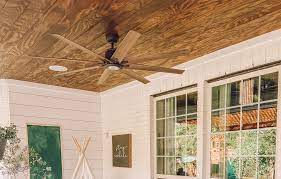 Diy Planked Ceiling Outdoor Patio Refresh