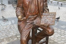 Bronze Statue Of Terry Wogan Defaced
