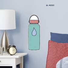 Water Flask Removable Wall Decals