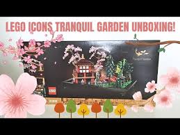 Lego Icons Tranquil Garden Unboxing