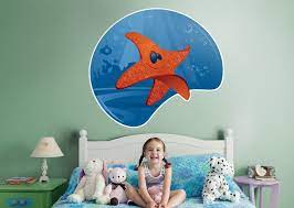 Nursery Starfish Icon Removable Wall
