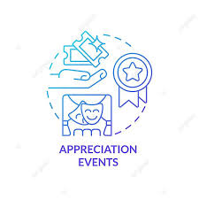 Appreciation Events Blue Gradient