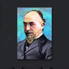 Erik Satie Digital Art Canvas Fine Art