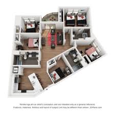 Bed Apartment Icon Plaza Floor Plan