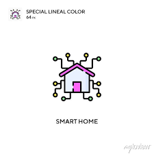 Smart Home Special Lineal Color Vector