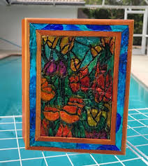 One Of A Kind Faux Stained Glass Box