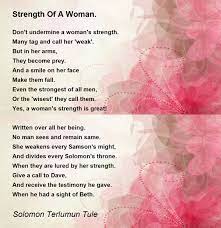 woman poem by solomon terlumun tule