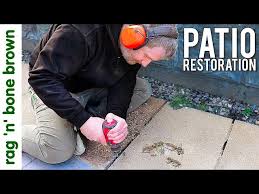 Cleaning An Old Patio