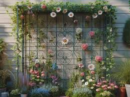 Diy A Metal Garden Trellis Makeover Faze